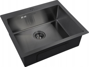 Мойка кухонная Zorg Inox PVD 5951 grafit Мойка кухонная Zorg Inox PVD 5951 grafit