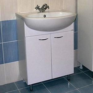 Тумба с раковиной Runo Уют 60 белая Тумба с раковиной Runo Уют 60 белая