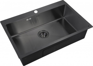 Мойка кухонная Zorg Inox PVD 7551 grafit Мойка кухонная Zorg Inox PVD 7551 grafit