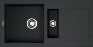 Мойка кухонная Omoikiri Sakaime 86-2-BL черная Мойка кухонная Omoikiri Sakaime 86-2-BL черная