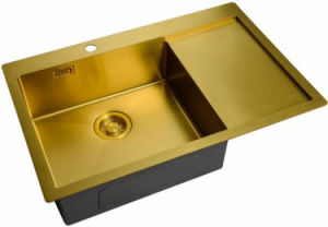 Мойка кухонная Zorg Light ZL R 780510-L BRONZE Мойка кухонная Zorg Light ZL R 780510-L BRONZE