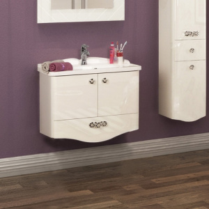 Тумба с раковиной Акватон Венеция 75 белая Тумба с раковиной Акватон Венеция 75 белая