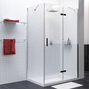 Душевой уголок Wasserkraft Aller Black 10H10RB 120x100 см Душевой уголок Wasserkraft Aller Black 10H10RB 120x100 см