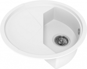 Дополнительная мойка KitKraken Stream White белая Дополнительная мойка KitKraken Stream White белая