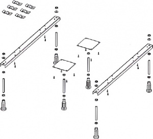 Ножки Riho POOTSET07 Ножки Riho POOTSET07
