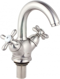 Смеситель Timo Ritz 0141F silver для раковины Смеситель Timo Ritz 0141F silver для раковины