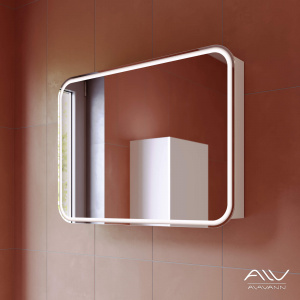 Зеркальный шкаф Lana 80 G белый Зеркальный шкаф Lana 80 G белый