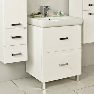 Тумба с раковиной Акватон Америна Н 70 белая Тумба с раковиной Акватон Америна Н 70 белая