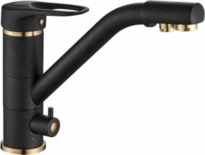 Смеситель Steel Hammer SH 321 BLACK BR для кухонной мойки Смеситель Steel Hammer SH 321 BLACK BR для кухонной мойки