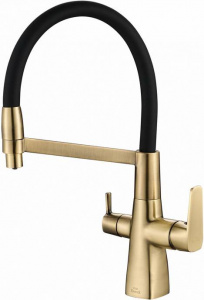 Смеситель Steel Hammer SH 818-6 BRONZE для кухонной мойки Смеситель Steel Hammer SH 818-6 BRONZE для кухонной мойки