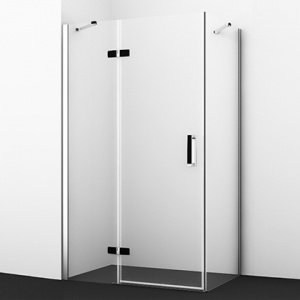 Душевой уголок Wasserkraft Aller 10H06LB black matt, 120x80 см Душевой уголок Wasserkraft Aller 10H06LB black matt, 120x80 см