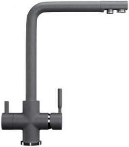 Смеситель EcoStone ES-08-342 графитовый для кухонной мойки