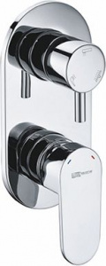 Смеситель Wasserkraft Dinkel 5871 С ВНУТРЕННЕЙ ЧАСТЬЮ, для ванны и душа Смеситель Wasserkraft Dinkel 5871 С ВНУТРЕННЕЙ ЧАСТЬЮ, для ванны и душа