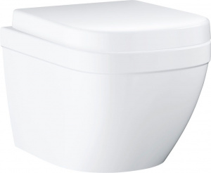 Унитаз подвесной Grohe Euro Ceramic 49см PureGuard 3920600H+39330001 Унитаз подвесной Grohe Euro Ceramic 49см PureGuard 3920600H+39330001