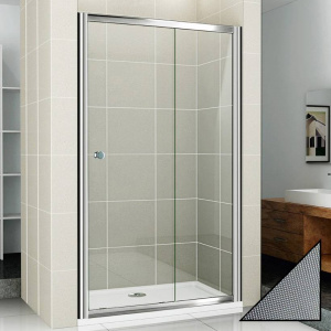 Душевая дверь в нишу Cezares Pratico BF1 115 P Cr Душевая дверь в нишу Cezares Pratico BF1 115 P Cr