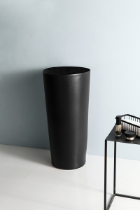 Керамическая напольная раковина Gid Nb130bg черный графит Керамическая напольная раковина Gid Nb130bg черный графит