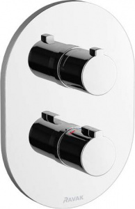 Термостат Ravak Chrome CR 063.00 С ВНУТРЕННЕЙ ЧАСТЬЮ для ванны с душем Термостат Ravak Chrome CR 063.00 С ВНУТРЕННЕЙ ЧАСТЬЮ для ванны с душем