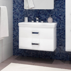 Тумба с раковиной Акватон Америна 70 белая Тумба с раковиной Акватон Америна 70 белая