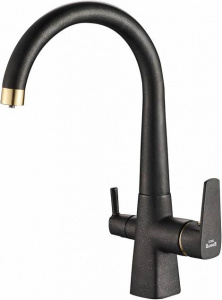Смеситель Steel Hammer SH 819 BLACK BR для кухонной мойки Смеситель Steel Hammer SH 819 BLACK BR для кухонной мойки