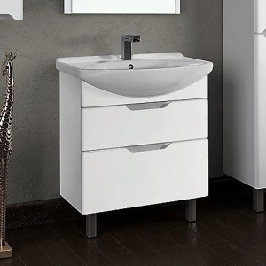 Тумба с раковиной Dreja.Eco Laguna Plus 85 белая Тумба с раковиной Dreja.Eco Laguna Plus 85 белая