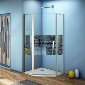 Душевой уголок Good Door Fantasy PNT-100-F-CH 100x100 Душевой уголок Good Door Fantasy PNT-100-F-CH 100x100