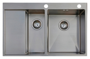 Мойка кухонная Seaman Eco Marino SMB-7851DLS с клапан-автоматом Мойка кухонная Seaman Eco Marino SMB-7851DLS с клапан-автоматом