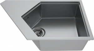 Мойка кухонная KitKraken River Grey серая Мойка кухонная KitKraken River Grey серая