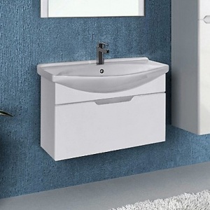 Тумба с раковиной Dreja.Eco Laguna 85 белая Тумба с раковиной Dreja.Eco Laguna 85 белая