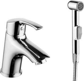 Смеситель Lemark plus Strike LM1116C для раковины с гигиеническим душем Смеситель Lemark plus Strike LM1116C для раковины с гигиеническим душем