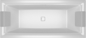 Акриловая ванна Riho Still Square 170x75 два подголовника Акриловая ванна Riho Still Square 170x75 два подголовника