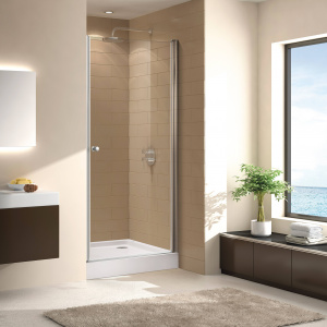 Душевая дверь в нишу Cezares ECO-O-B-1-80-C-Cr стекло прозрачное Душевая дверь в нишу Cezares ECO-O-B-1-80-C-Cr стекло прозрачное