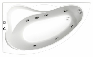 Акриловая ванна Bas Вектра 150x96 см L с г/м Акриловая ванна Bas Вектра 150x96 см L с г/м