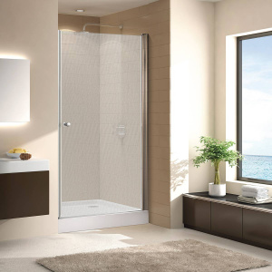 Душевая дверь в нишу Cezares ECO-O-B-1-90-P-Cr стекло punto Душевая дверь в нишу Cezares ECO-O-B-1-90-P-Cr стекло punto