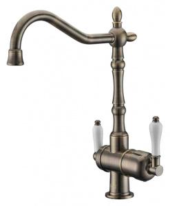Смеситель Zorg Clean Water ZR 326 YF antique для кухонной мойки Смеситель Zorg Clean Water ZR 326 YF antique для кухонной мойки
