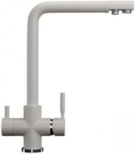Смеситель EcoStone ES-08-331 белый для кухонной мойки