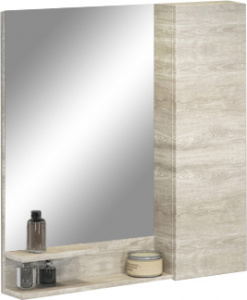 Зеркало-шкаф Comforty Верона 75 дуб белый Зеркало-шкаф Comforty Верона 75 дуб белый