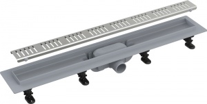 Душевой лоток AlcaPlast APZ10-Simple 650 с решеткой и опорами Душевой лоток AlcaPlast APZ10-Simple 650 с решеткой и опорами