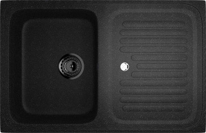 Мойка кухонная EcoStone ES-27-308 черная Мойка кухонная EcoStone ES-27-308 черная