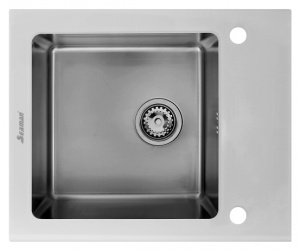 Мойка кухонная Seaman Eco Glass SMG-610W Мойка кухонная Seaman Eco Glass SMG-610W