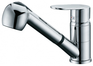 Смеситель D&K Speyer Rhein для кухонной мойки, с вытяжным душем Смеситель D&K Speyer Rhein для кухонной мойки, с вытяжным душем