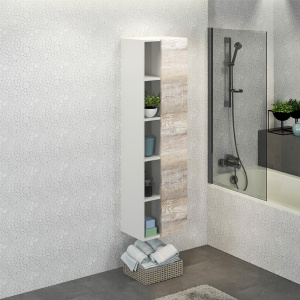 Шкаф-пенал Comforty Турин 45 дуб бежевый Шкаф-пенал Comforty Турин 45 дуб бежевый