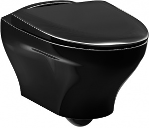 Унитаз подвесной Gustavsberg Estetic Hygienic Flush черный Унитаз подвесной Gustavsberg Estetic Hygienic Flush черный