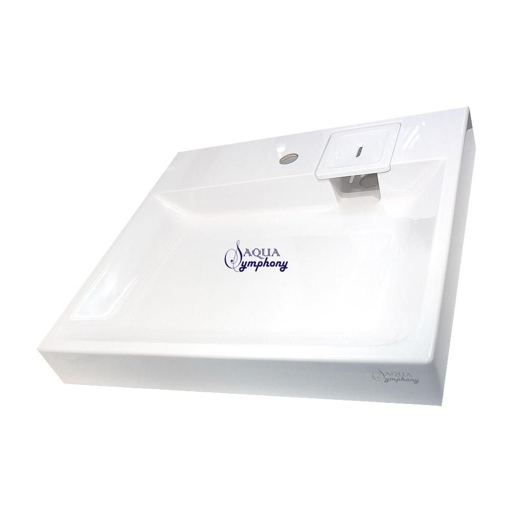 Раковина над стиральной машиной Aqua Symphony Jazz Mini 60x50