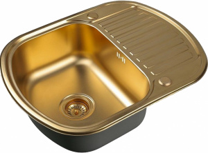 Мойка кухонная Zorg Inox Pvd SZR-6249 bronze Мойка кухонная Zorg Inox Pvd SZR-6249 bronze