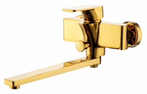 Смеситель D&K Berlin Touro универсальный, золото Смеситель D&K Berlin Touro универсальный, золото