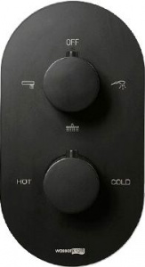 Термостат Wasserkraft Elbe 7444 Thermo С ВНУТРЕННЕЙ ЧАСТЬЮ, для ванны с душем Термостат Wasserkraft Elbe 7444 Thermo С ВНУТРЕННЕЙ ЧАСТЬЮ, для ванны с душем