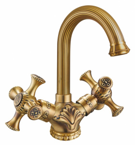 Смеситель Zorg Antic A 6008U-BR для раковины Смеситель Zorg Antic A 6008U-BR для раковины