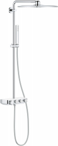 Душевая стойка Grohe Euphoria SmartControl 310 Duo Cube 26508LS0 белая луна, с термостатом Душевая стойка Grohe Euphoria SmartControl 310 Duo Cube 26508LS0 белая луна, с термостатом