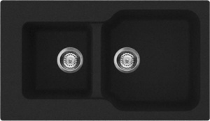 Мойка кухонная Omoikiri Maru 86-2-BL черная Мойка кухонная Omoikiri Maru 86-2-BL черная