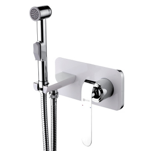 Гигиенический душ Lemark Melange LM4919CW со смесителем, С ВНУТРЕННЕЙ ЧАСТЬЮ Гигиенический душ Lemark Melange LM4919CW со смесителем, С ВНУТРЕННЕЙ ЧАСТЬЮ